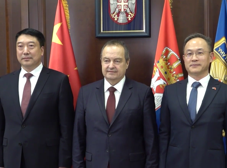 Dačić razgovarao sa delegacijom Medija centra Ministarstva javne bezbednosti Kine