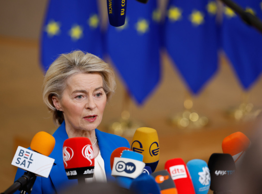 Ursula fon der Lajen: Neću napustiti samit EU bez dogovora o finansiranju Ukrajine