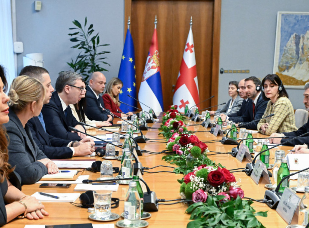 U Palati Srbija počeo sastanak delegacija Srbije i Gruzije