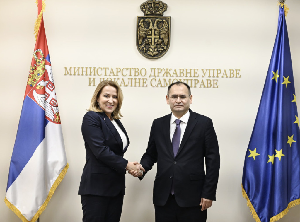 Ministarka Paunović razgovarala sa Šahavdinovim o jačanju saradnje Srbije i Uzbekistana u oblasti javne uprave