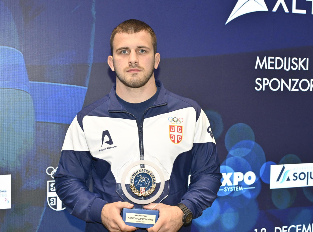 Aleksandar Komarov najbolji rvač Srbije u 2025. godini