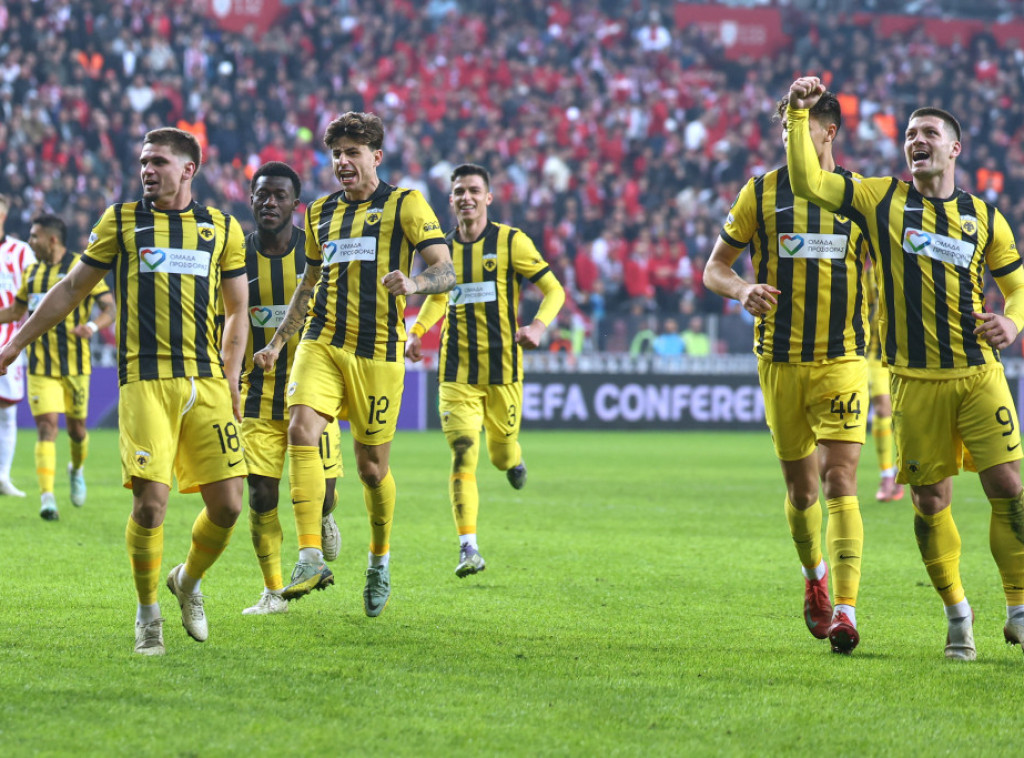Fudbaleri AEK-a iz Atine izborili plasman u osminu finala Lige konferencije, Jović strelac za pobedu