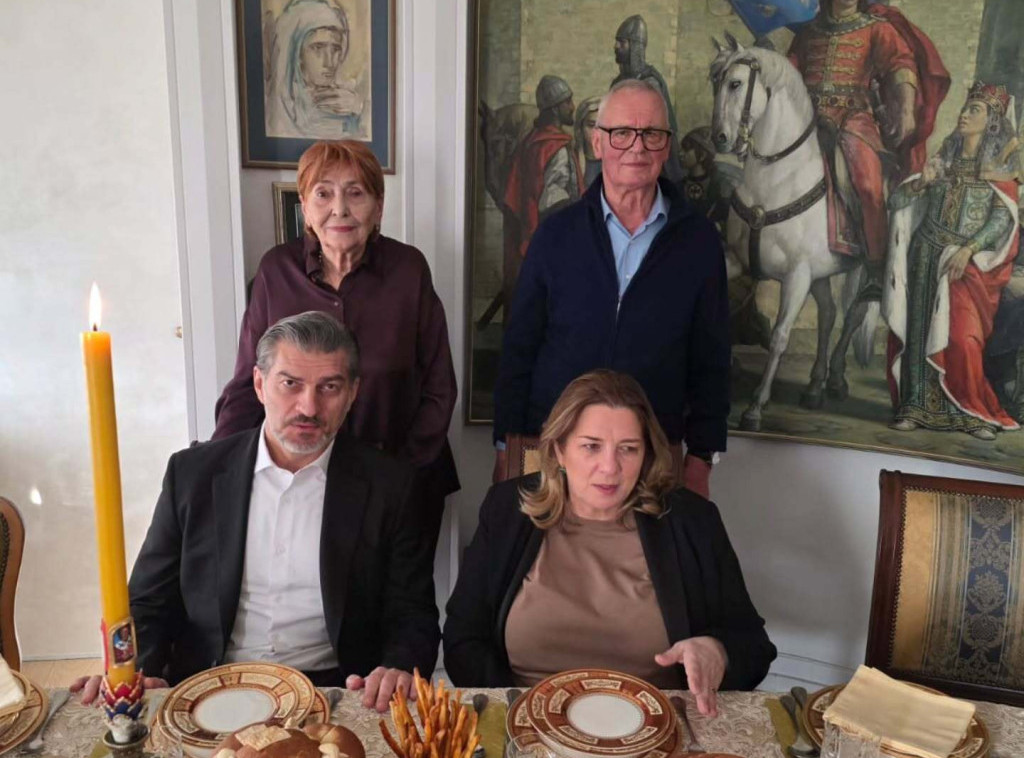 Vučić na slavi ugostio predsednika Gruzije i njegovu suprugu