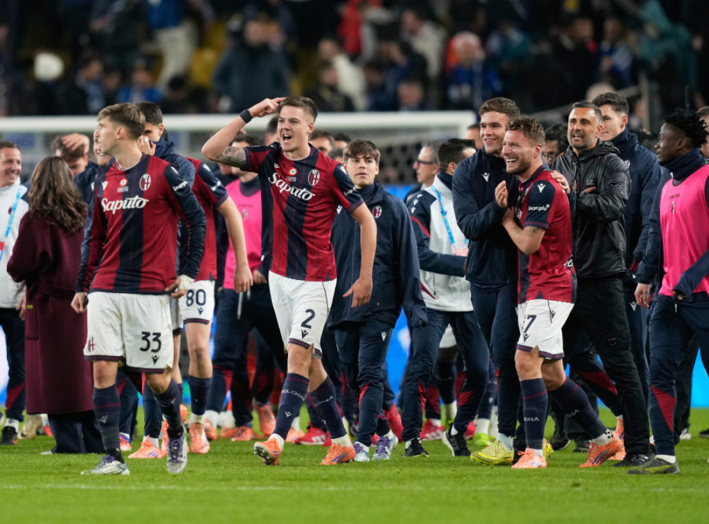 Fudbaleri Bolonje savladali Inter posle penala za plasman u finale Superkupa Italije