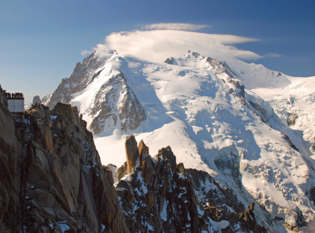 Istraživanje: Topljenje leda spušta vrh Monblana