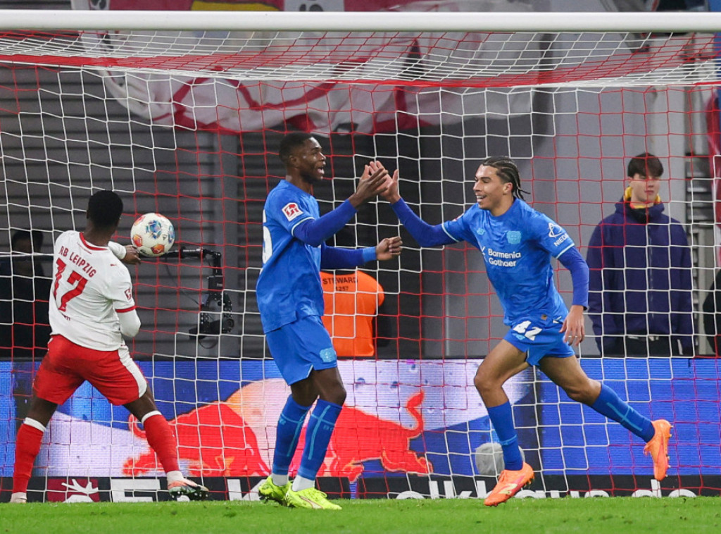 Fudbaleri Bajer Leverkuzena pobedili Lajpcig u 15. kolu Bundeslige