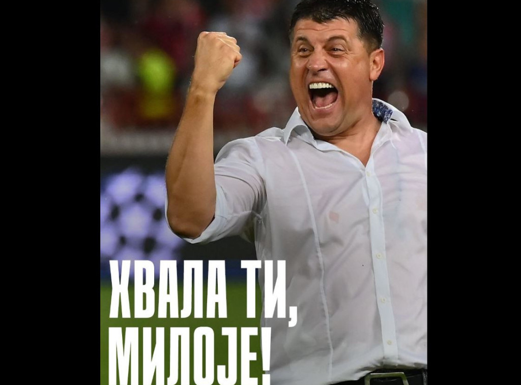 Vladan Milojević nije više trener fudbalera Crvene zvezde