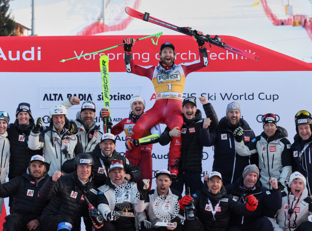 Austrijski skijaš Marko Švarc pobednik veleslaloma u Alta Badiji