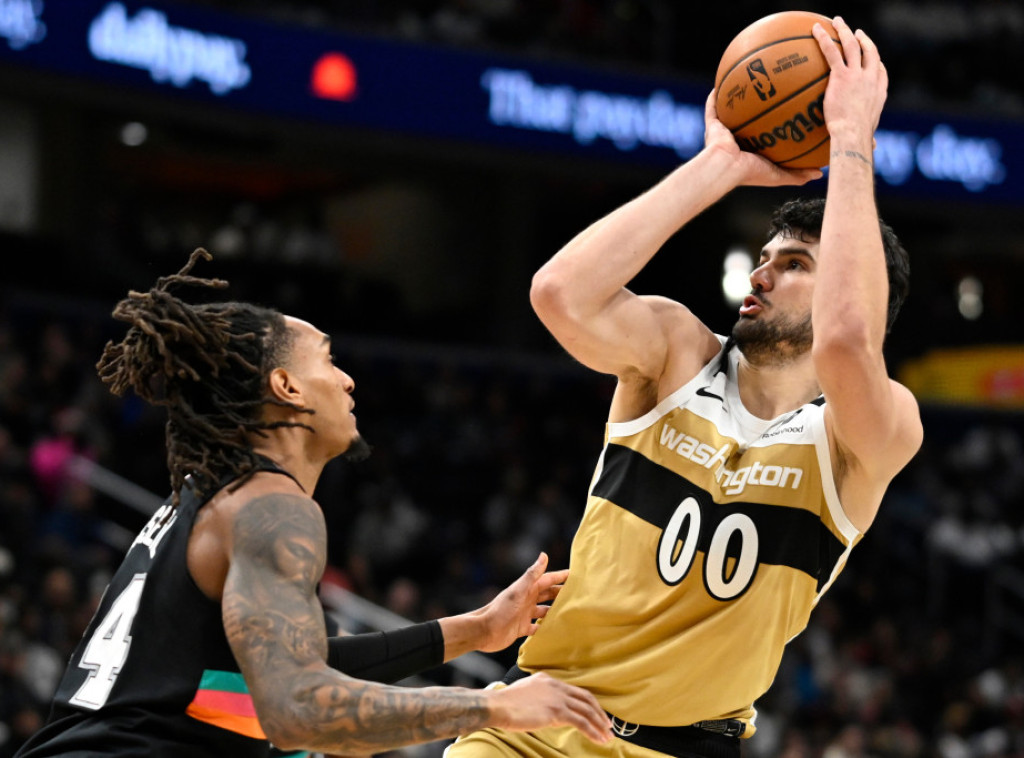 Košarkaši Vašingtona poraženi od San Antonija, Vukčević ubacio 18 poena