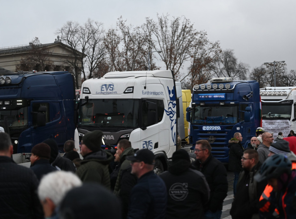 Prevoznici u Mađarskoj protestovali zbog planiranog povećanja putarine