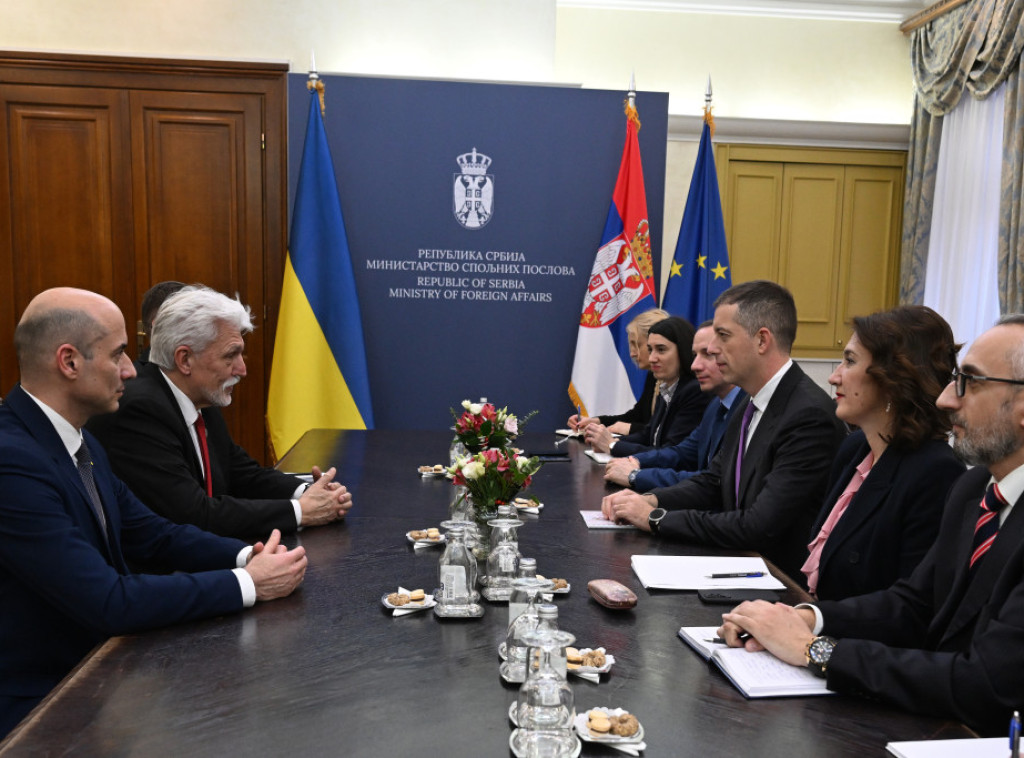 Ministar Đurić primio u oproštajnu posetu ambasadora Ukrajine