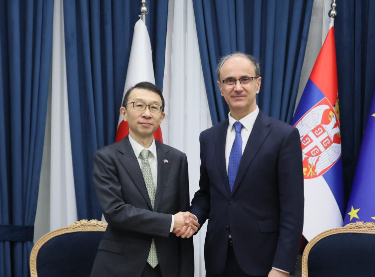 Premijer Macut primio u oproštajnu posetu japanskog ambasadora Imamuru