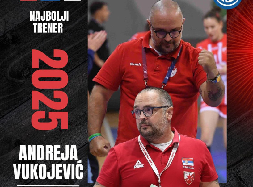 Andreja Vukojević najbolji trener 2025. godine u izboru Rukometnog saveza Srbije