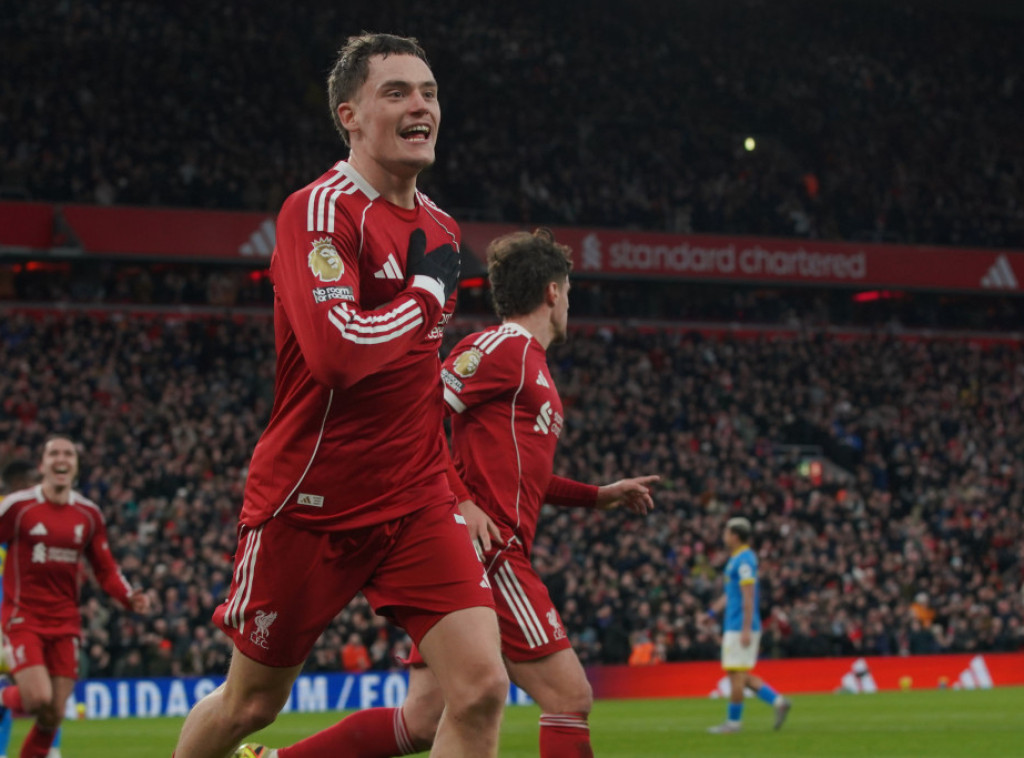 Fudbaleri Liverpula nadigrali Vulverhempton uz prvi gol Florijana Virca