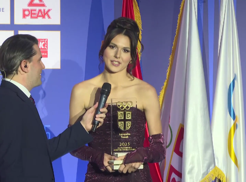 Angelina Topić i Aleksandar Komarov najuspešniji sportisti Srbije za 2025. godinu