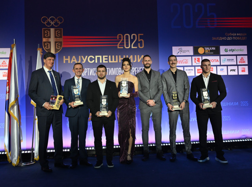 OKS: Angelina Topić i Aleksandar Komarov najuspešniji sportisti Srbije za 2025. godinu