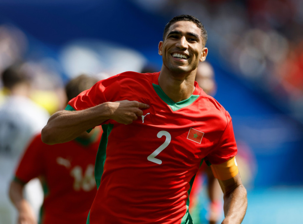 Marokanski fudbaler Ašraf Hakimi spreman za meč sa Zambijom