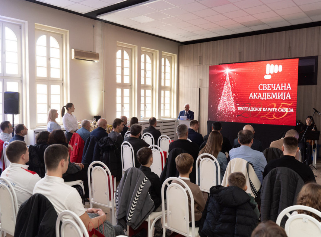 Održana Svečana akademija Beogradskog karate saveza, Aleksandar Vučković najuspešniji takmičar