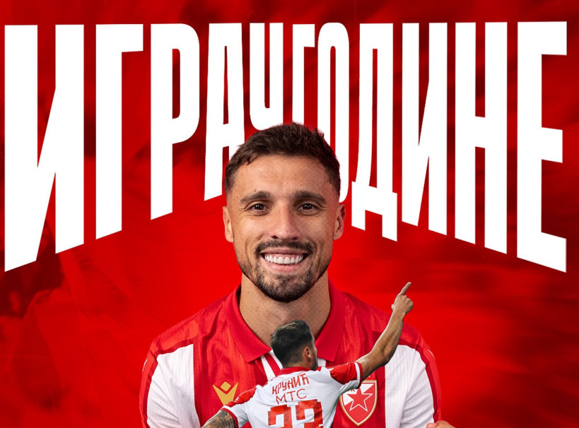 Rade Krunić najbolji fudbaler Zvezde u 2025. godini