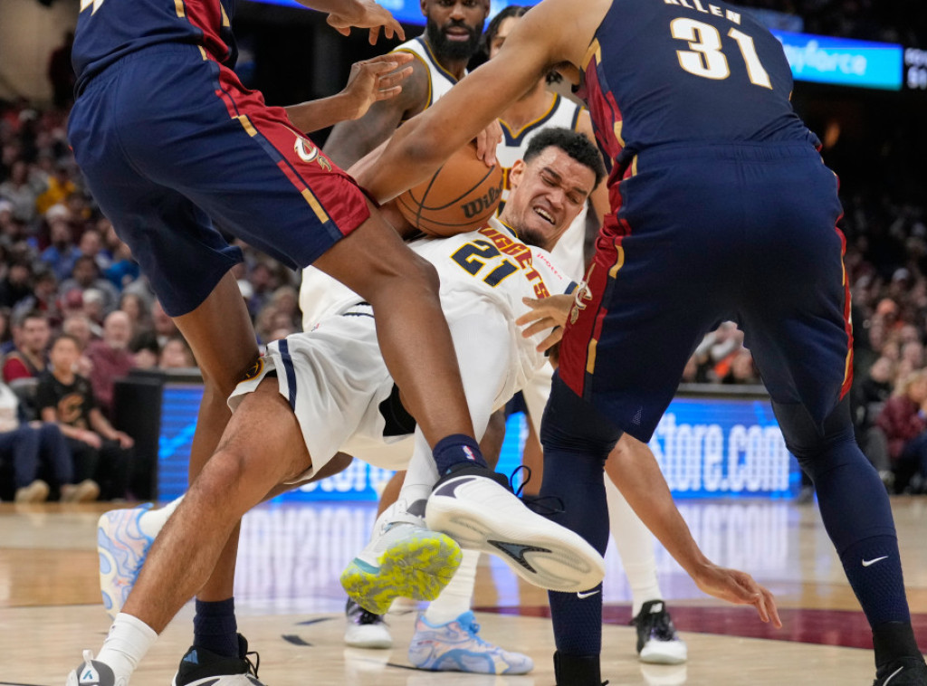 NBA liga: Desetkovan povredama Denver poražen u Klivlendu