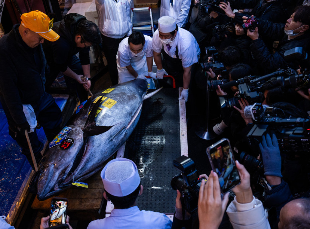 Japanski restoran platio rekordnih 2,7 miliona evra za tunu na aukciji