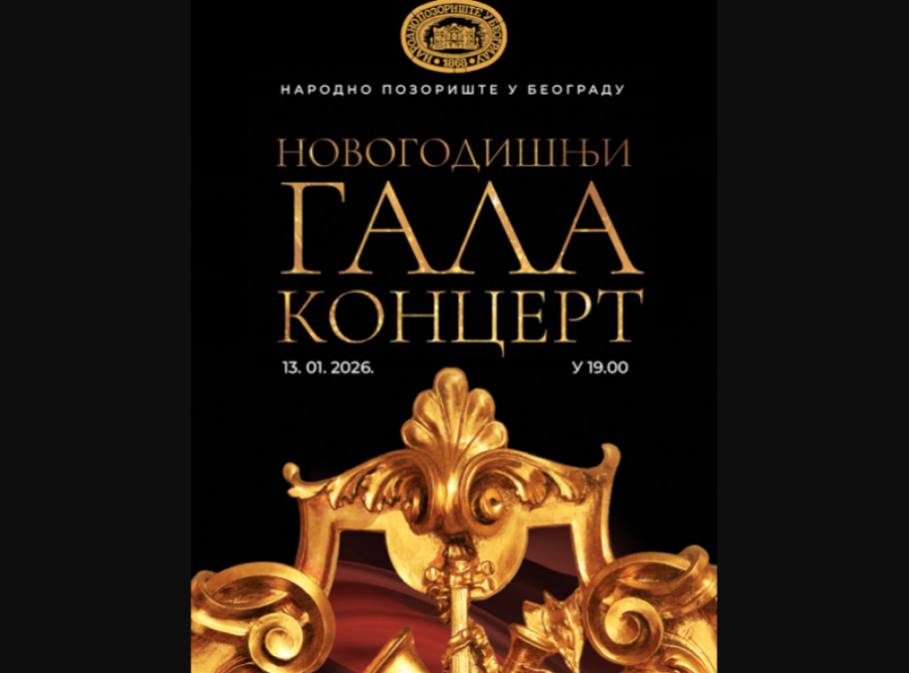 Novogodišnji operski gala koncert 13. januara u Narodnom pozorištu