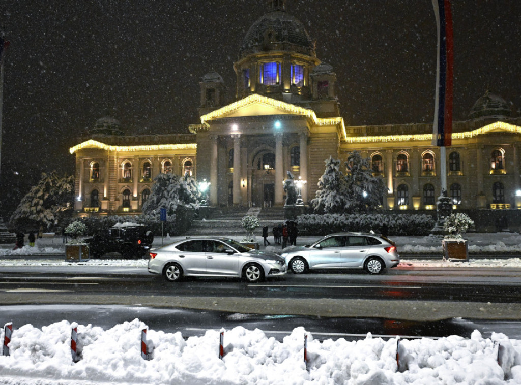 RHMZ: U toku noći na području Beograda ledena kiša, savetuje se oprez vozačima