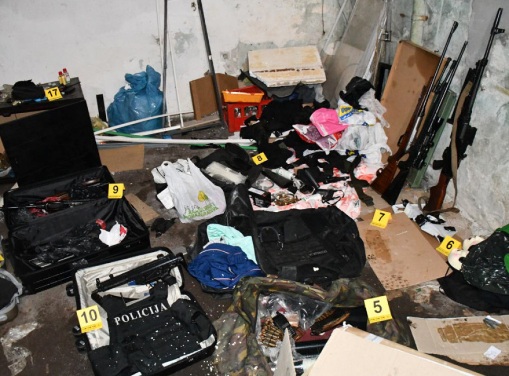 U opsežnoj akciji MUP zaplenio veliku količinu oružja i eksplozivnih materija