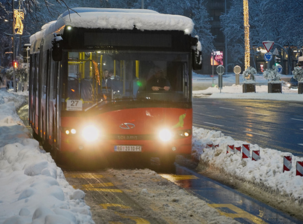 U Beogradu gradski prevoz funkcioniše bez problema, po redovnom režimu