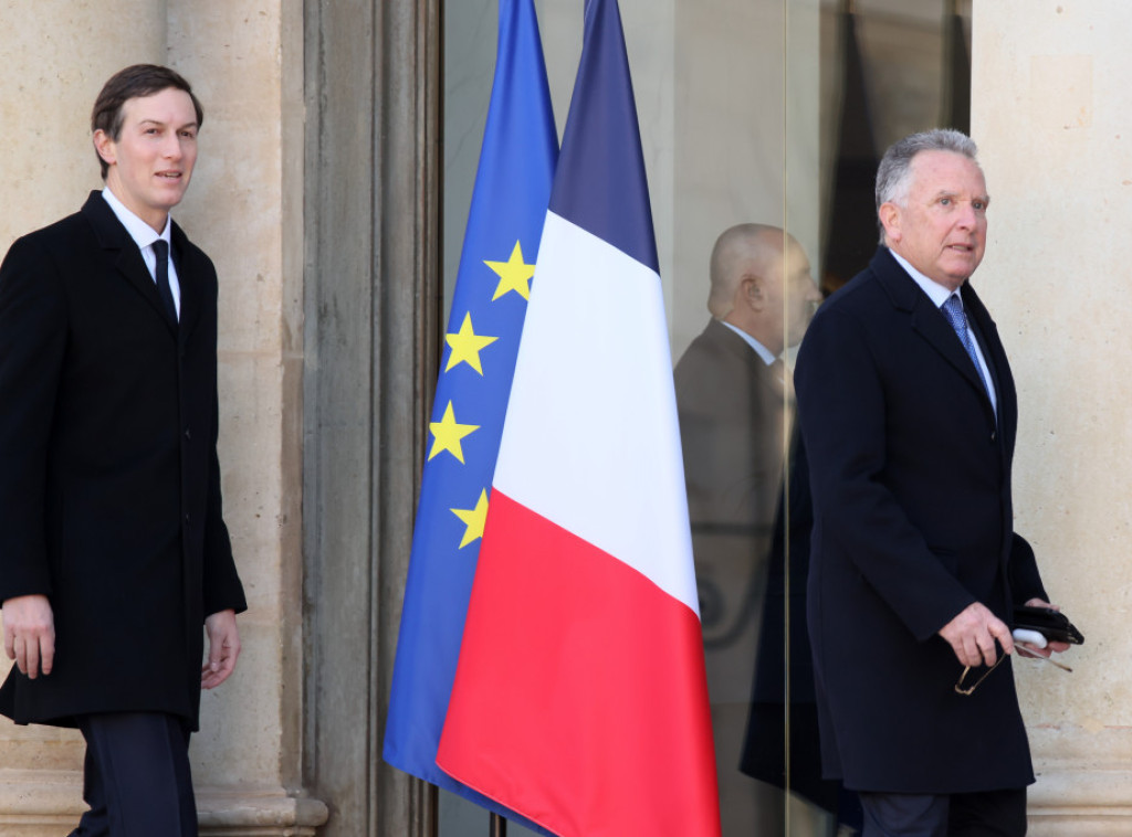 Volodimir Zelenski, Stiv Vitkof i Džared Kušner stigli na pregovore o Ukrajini u Parizu