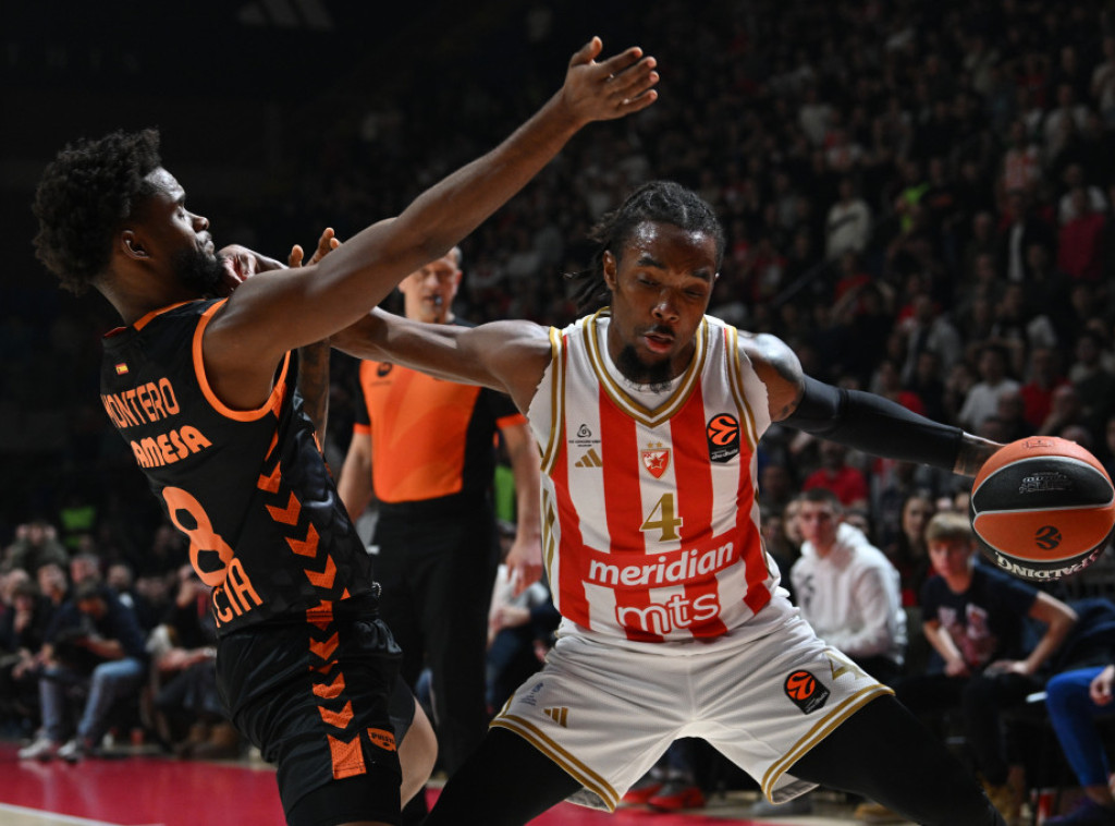 Košarkaši Valensije bolji od Crvene zvezde u Beogradu