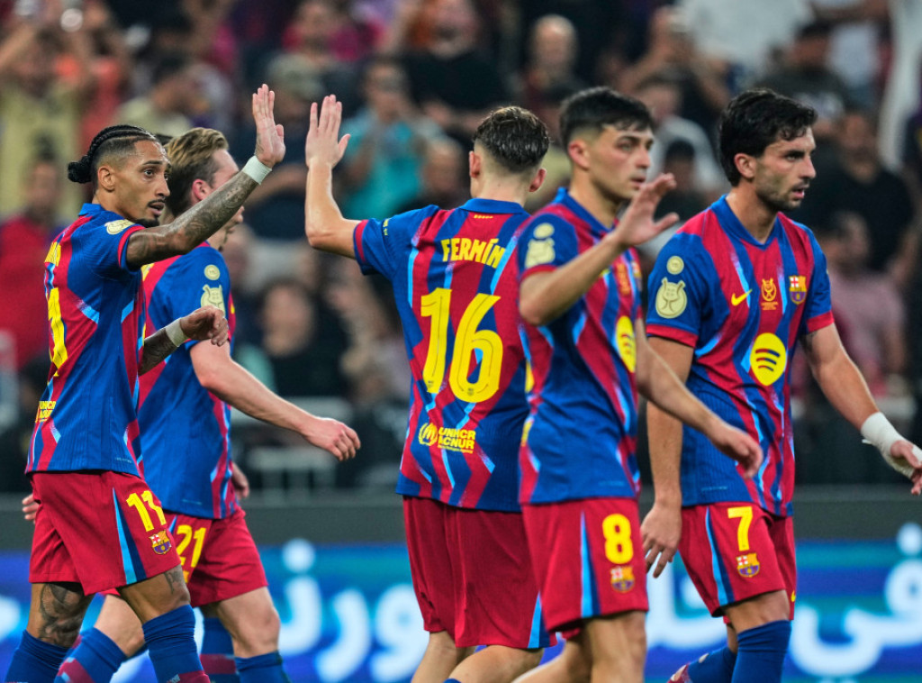 Fudbaleri Barselone "petardom" protiv Atletik Bilbaa izborili finale Superkupa