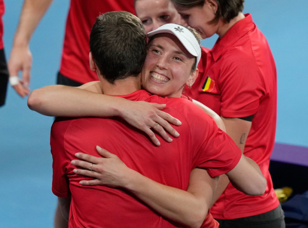 Teniska reprezentacija Belgije plasirala se u polufinale Junajted kupa