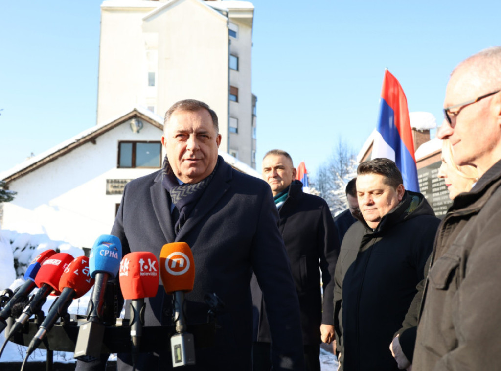 Dodik: Srpski narod će nastaviti da obeležava 9. januar; odluka o formiranju Republike Srpske je istorijski zavet
