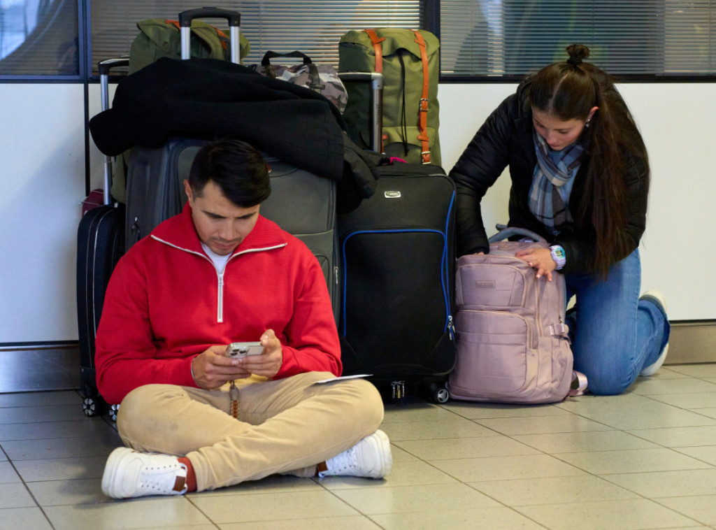 Skoro 100 letova otkazano na aerodromu Shiphol u petak zbog zimske oluje Goreti