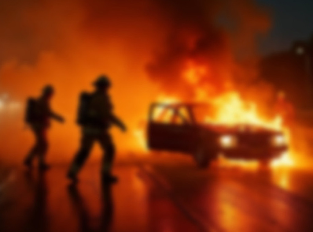 Mostar: Više vozila gorelo u dvorištu srednje škole