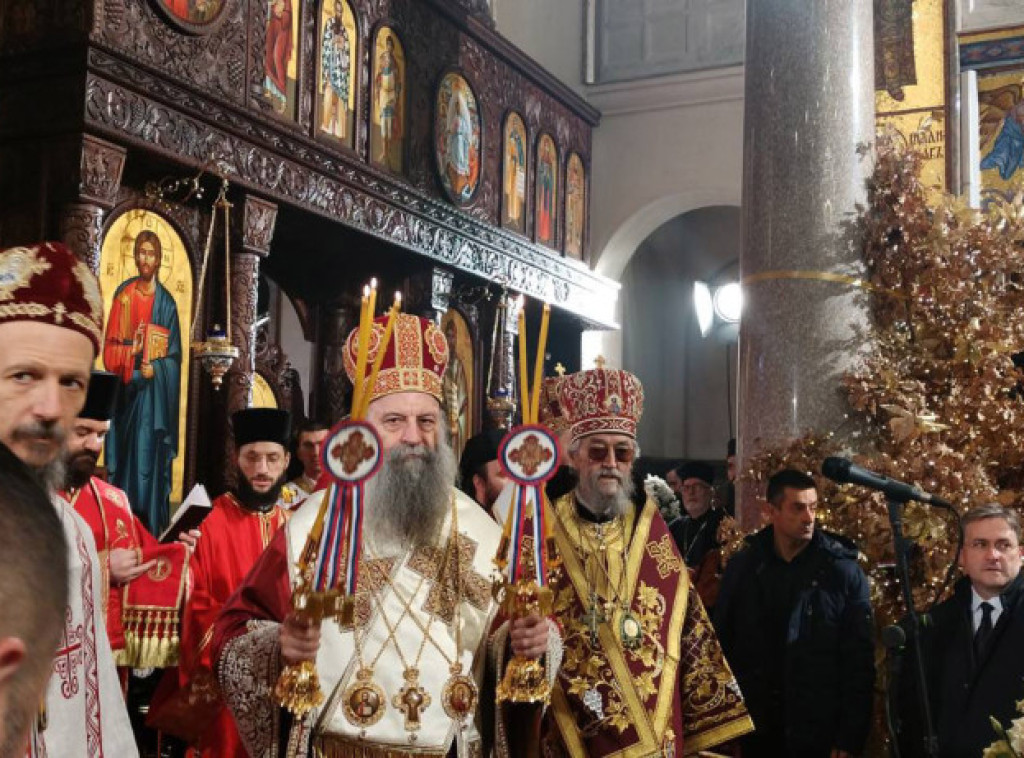 Banjaluka: U Hramu Hrista Spasitelja počela liturgija, predvodi je patrijarh srpski