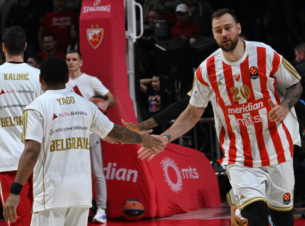 Košarkaši Crvene zvezde poraženi od Žalgirisa u 21. kolu Evrolige