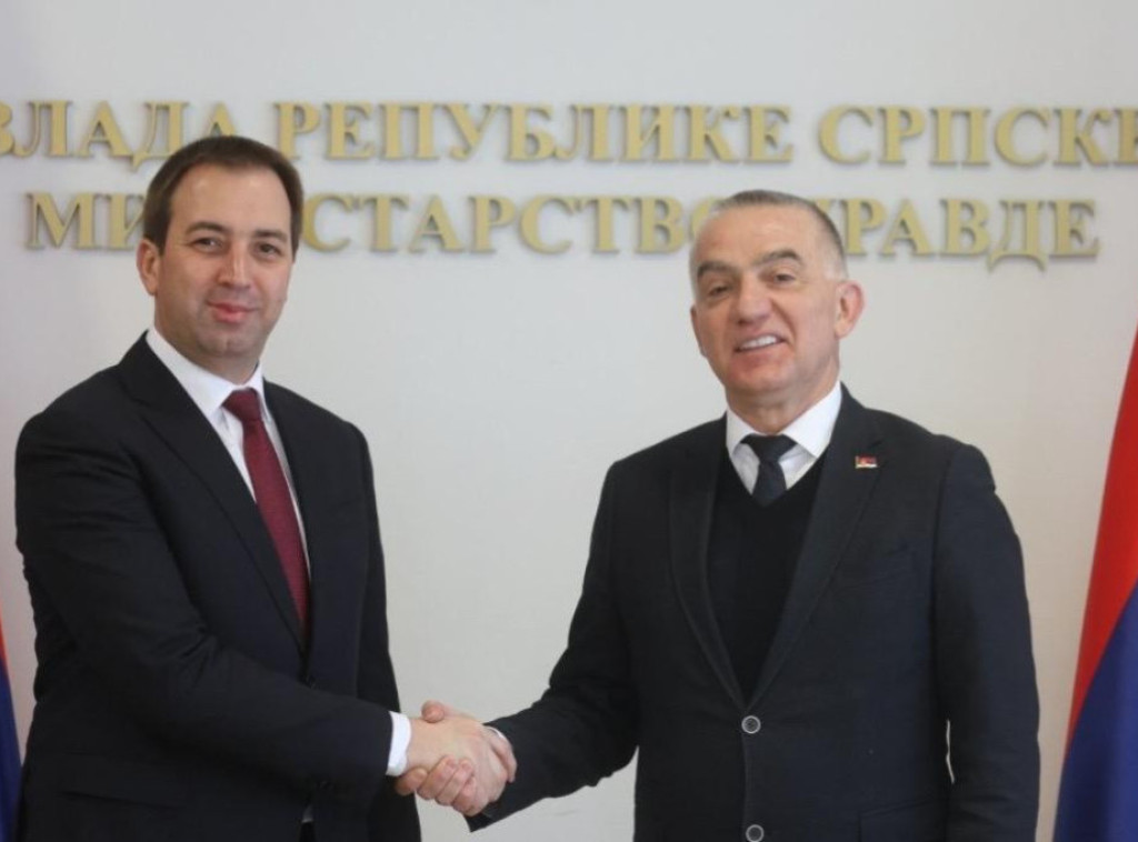 Vujic, R Srpska justice minister discuss advancement of cooperation in judiciary