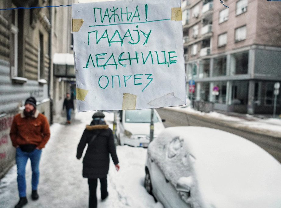 RHMZ objavio upozorenje na nove snežne padavine