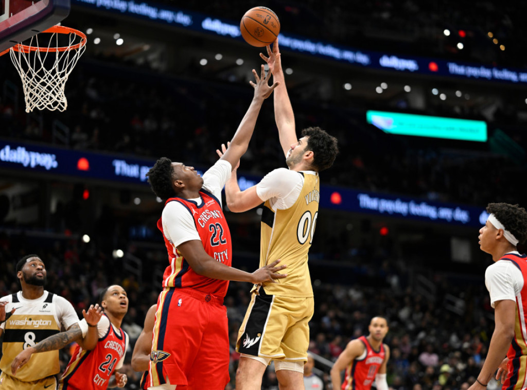 Košarkaši Nju Orleansa pobedili Vašington, Vukčević postigao 15 poena