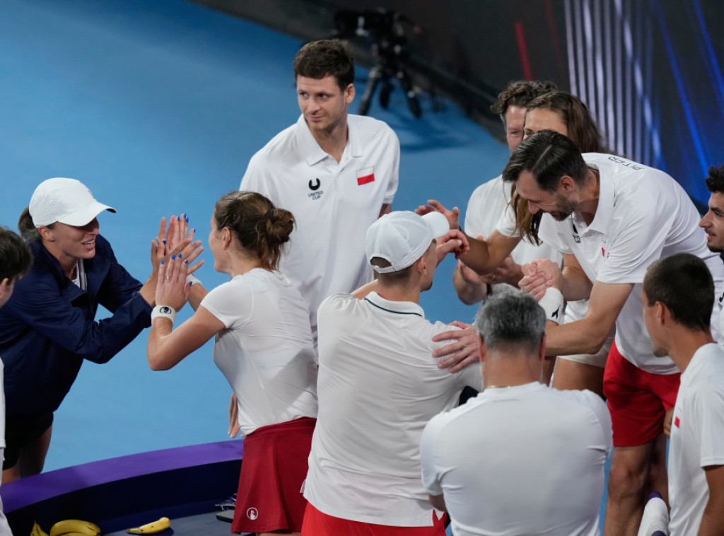 Teniska reprezentacija Poljske bolja od SAD u polufinalu Junajted kupa