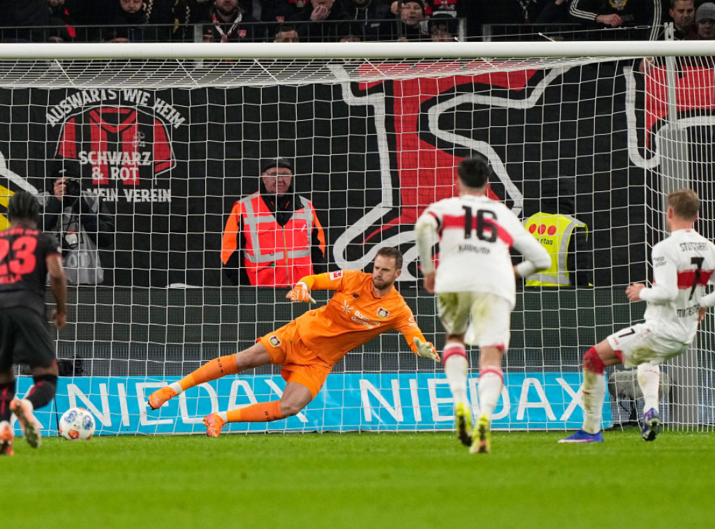 Fudbaleri Štutgarta deklasirali Bajer u Leverkuzenu