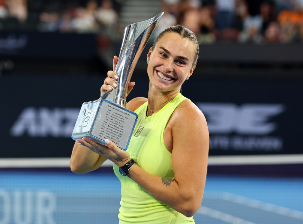 Beloruska teniserka Arina Sabalenka osvojila WTA turnir u Brizbejnu