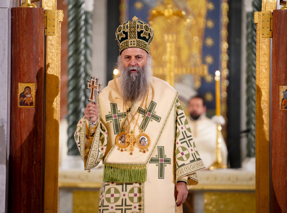 Patrijarh Porfirije na Veliku Gospojinu predvodio liturgiju u manastiru Rakovica