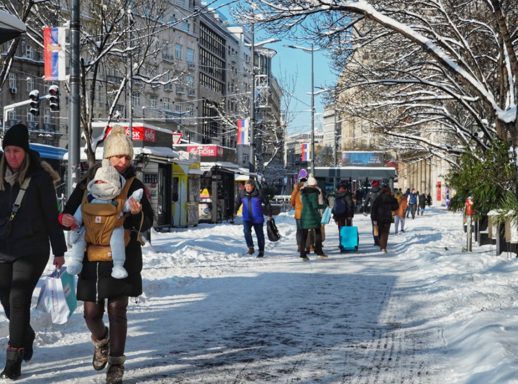 U 9 časova temperatura u celoj Srbiji i dalje ispod nule, na Kopaoniku minus 15 stepeni