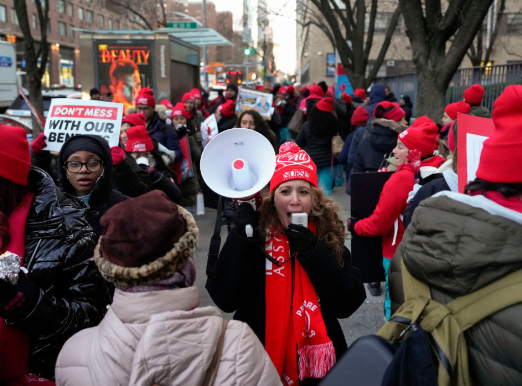 Više od 15.000 medicinskih sestara u Njujorku stupilo u štrajk