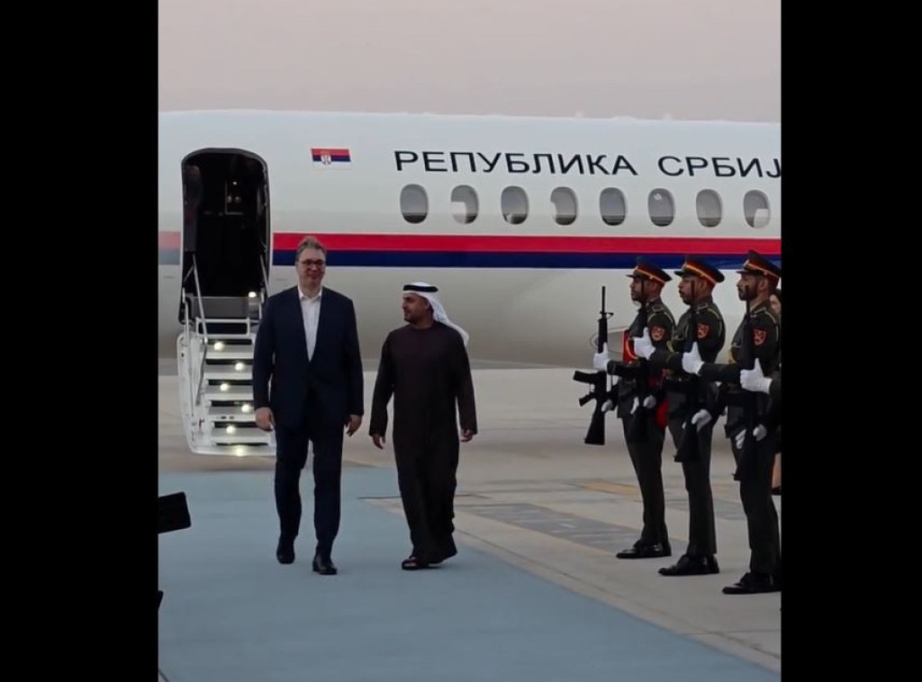 Vucic arrives in Abu Dhabi on visit to UAE