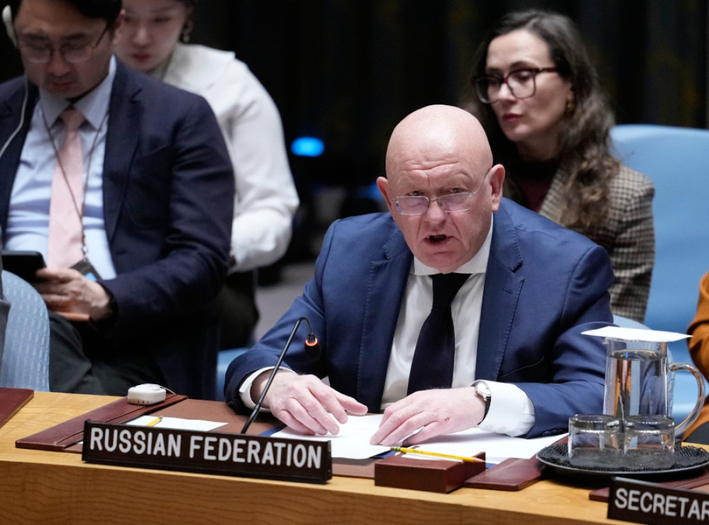 Nebenzja na SB UN: Rusija se nije isključivala iz razgovora sa Evropom o Ukrajini
