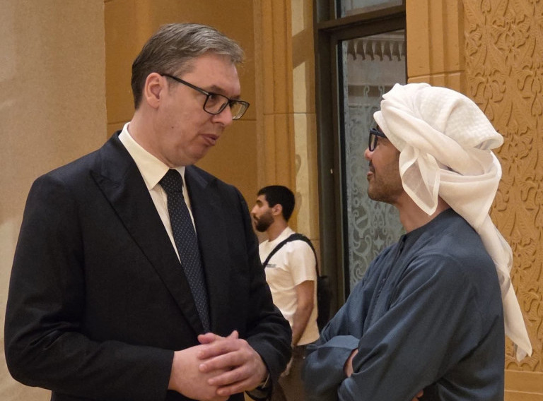Vučić: Konstruktivan razgovor sa potpredsednikom Vlade UAE o jačanju partnerstva, posebno u energetici